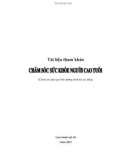 Tài liệu tham khảo Chăm sóc sức khỏe người cao tuổi (Dành cho đào tạo Điều dưỡng trình độ cao đẳng)