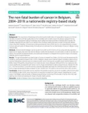 The non-fatal burden of cancer in Belgium, 2004–2019: A nationwide registry-based study