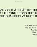 Bài giảng Phế quản gốc xuất phát từ thực quản: Một bất thường trong thời kì phân chia phế quản phổi và ruột trước