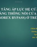 Bài giảng Điều trị tăng áp lực hệ cửa ngoài gan bằng thông nối cửa – cửa (Mesorex bypass) ở trẻ em