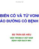 Bài giảng Dự phòng biến cố và tử vong tim mạch ở bn đái tháo đường có bệnh mạch vành - BS. Trần Bá Hiếu