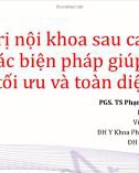 Bài giảng Điều trị nội khoa sau can thiệp ĐMV: các biện pháp giúp điều trị tối ưu và toàn diện - PGS. TS. Phạm Nguyễn Vinh