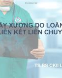 Bài giảng Điều trị gãy xương do loãng xương mô hình liên kết liên chuyên khoa - TS.BS. CKII Lê Văn Tuấn