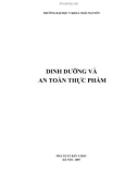 Dinh dưỡng và an toàn thực phẩm: Phần 1