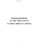 Bài giảng chuyên đề: Sự thụ tinh, làm tổ và phát triển của trứng