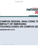 CAMPUS DESIGN: ANALYZING THE IMPACT OF EMERGING