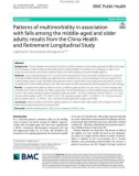 Patterns of multimorbidity in association with falls among the middle-aged and older adults: Results from the China Health and Retirement Longitudinal Study