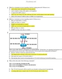 Câu hỏi trắc nghiệm CCNA 2 - Chương 3