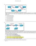 Câu hỏi trắc nghiệm CCNA 2 - Chương 5