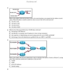 Câu hỏi trắc nghiệm CCNA 2 - Chương 6