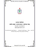 Giáo trình Giáo dục chính trị - Trường Trung cấp Quốc tế Mekong