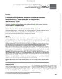 Conceptualizing clinical decision support as complex interventions: A meta-analysis of comparative effectiveness trials