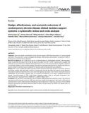 Design, effectiveness, and economic outcomes of contemporary chronic disease clinical decision support systems: a systematic review and meta-analysis