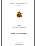 Bài giảng Sinh lý bệnh và miễn dịch: Phần 1 - Trường ĐH Võ Trường Toản (Năm 2022)