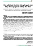 Hiệu quả điều trị thoái hóa khớp gối nguyên phát bằng đèn xông ngải cứu kết hợp điện châm