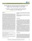 Suicide attempt following pacemaker implantation in an eighty-three-year-old male: A case report