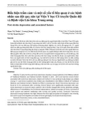 Biểu hiện trầm cảm và một số yếu tố liên quan ở các bệnh nhân sau đột quỵ não tại Viện Y học Cổ truyền Quân đội và Bệnh viện Lão khoa Trung ương