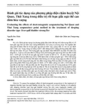 Đánh giá tác dụng của phương pháp điện châm huyệt Nội Quan, Thái Xung trong điều trị rối loạn giấc ngủ thể can đởm hỏa vượng