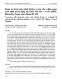 Đánh giá tình trạng dinh dưỡng và các yếu tố liên quan trên bệnh nhân nặng tại Khoa Hồi sức Truyền nhiễm, Bệnh viện Trung ương Quân đội 108