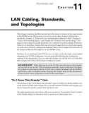 CCNA INTRO Exam Certification Guide - Part 3 LAN Switching - Chapter 11