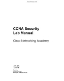 CCNA Security Lab Manual - Cisco Networking Academy