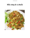 Hến cũng là vị thuốc