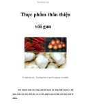 Thực phẩm thân thiện với gan