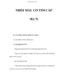 NHỒI MÁU CƠ TIM CẤP (Kỳ 5)