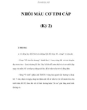 NHỒI MÁU CƠ TIM CẤP (Kỳ 2)