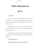 Thuốc chống giun sán (Kỳ 1)