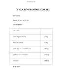 CALCIUM-SANDOZ FORTE