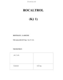 ROCALTROL (Kỳ 1)