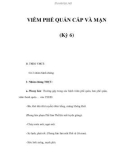 VIÊM PHẾ QUẢN CẤP VÀ MẠN (Kỳ 6)