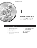 Chapter 1: Declarations and Access Control