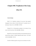 Chapter 085. Neoplasms of the Lung (Part 19)