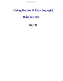 Chống lão hóa & Các công nghệ thẩm mỹ mới (Kỳ 2)