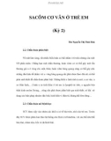 SACÔM CƠ VÂN Ở TRẺ EM (Kỳ 2)