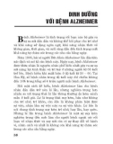 Dinh dưỡng với bệnh Alzheimer