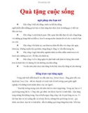 Qùa tặng cuộc sống