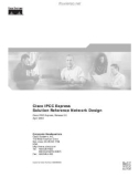 Cisco IPCC Express Solution Reference Network Design