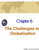 Lecture Business and society - Chapter 6: The challenges of globalization