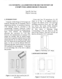 Clustering algorithm for recognition of computer aided design images