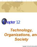 Lecture Business and society - Chapter 12: Technology, organizations, and society