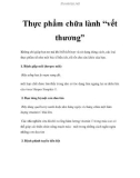 Thực phẩm chữa lành 'vết thương'