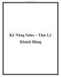 Kỹ Năng Sales Tâm Lý Khách Hàng