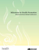 Milestones In Health Promotion