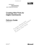 Creating Web Parts for Digital Dashboards Delivery Guide