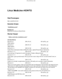 Linux Medicine−HOWTO