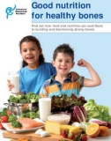 Good nutrition for healthy bones