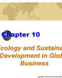 Lecture Business and society - Chapter 10: Ecology and sustainable development in global business